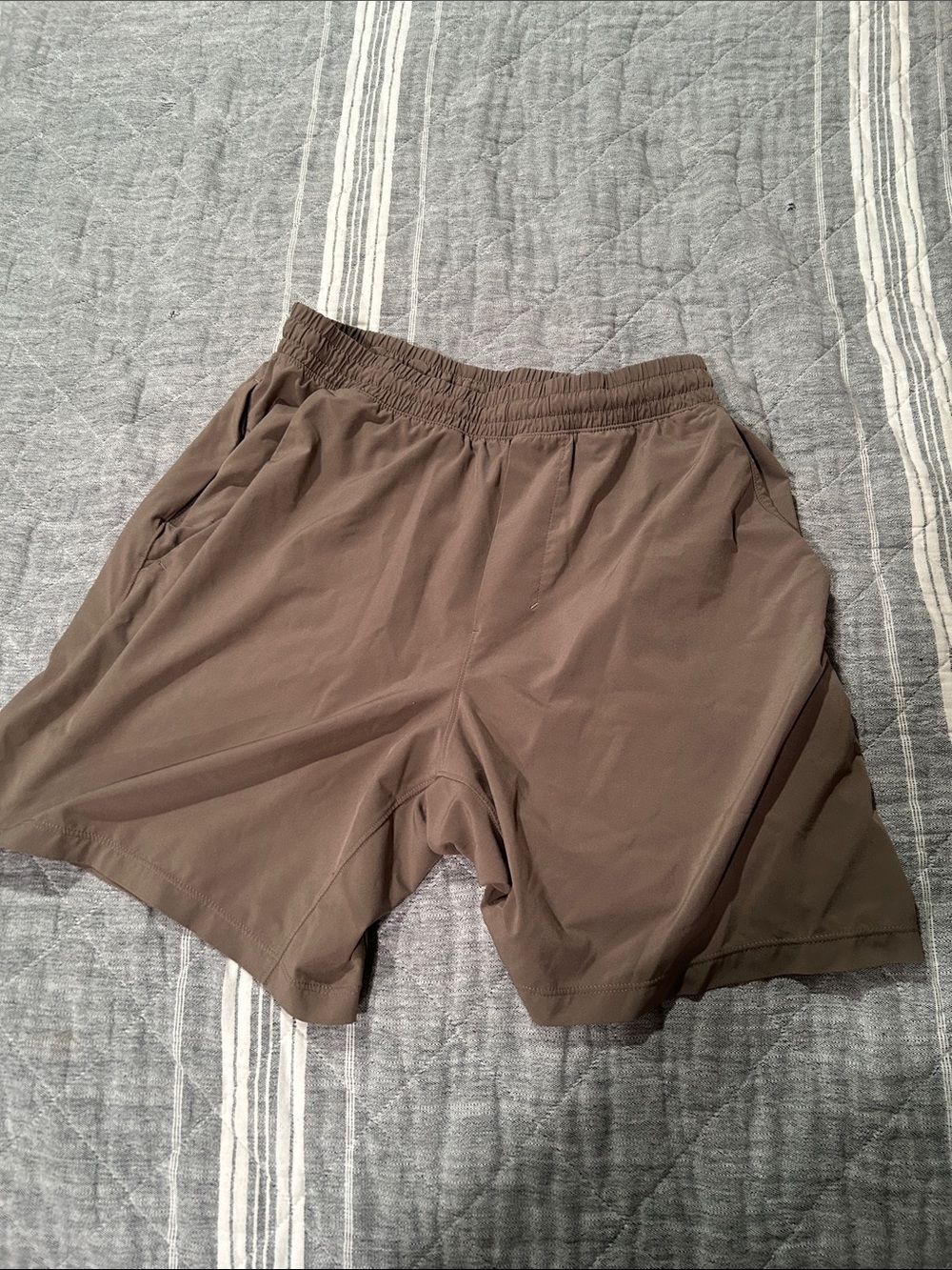 lululemon athletica Men's Olive Green Performance Shorts